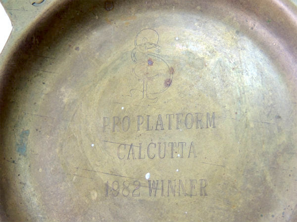 【SMALL CHANGE】真鍮製・ヴィンテージ・ポケットチェンジ・マネートレイ・アドバタイジング