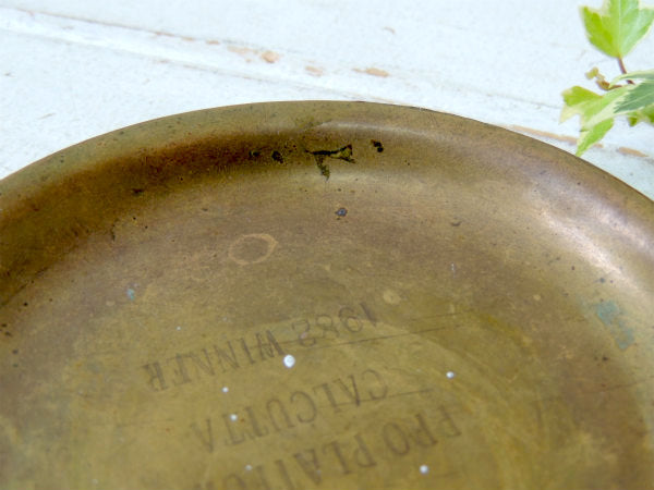 【SMALL CHANGE】真鍮製・ヴィンテージ・ポケットチェンジ・マネートレイ・アドバタイジング