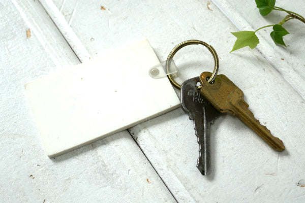 ニューヨーク・ホームセンター USA アドバタイジング ・ヴィンテージ ・キーホルダー&古鍵2本付