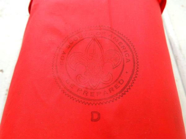 BOY SCOUTS ボーイスカウト・アメリカ・60〜70s・ビンテージ・アルミ 水筒・レッドカラー