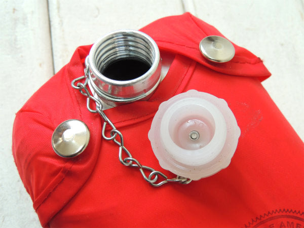 BOY SCOUTS ボーイスカウト・アメリカ・60〜70s・ビンテージ・アルミ 水筒・レッドカラー