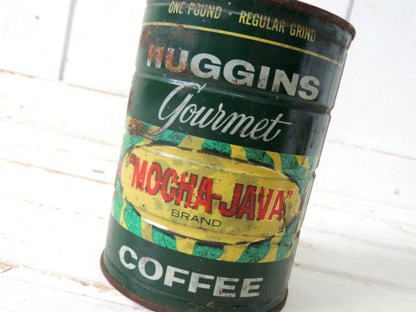 【MOCHA-JAVA・COFFEE】1950s~テキサス・ビンテージ・コーヒー缶・ガーデニング
