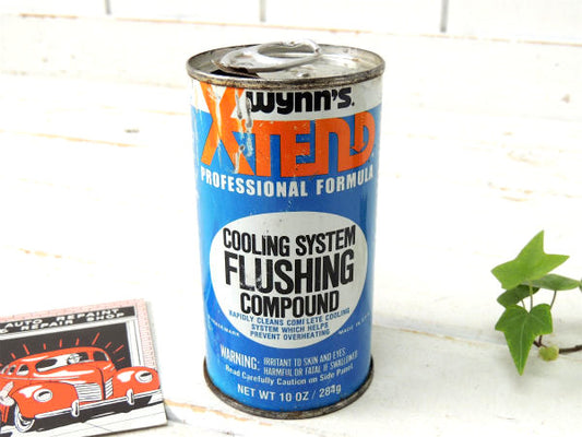 XTEND プロフェッショナル フォーミュラー アメ車 FLUSHING COMPOUND ヴィンテージ 缶 モーター系 ガレージ雑貨 オイル缶 USA