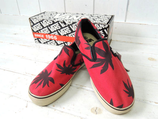【VANS・アロハ柄】メンズ,10.0サイズ・VAN DOREN・スリッポン・バンズ・USA