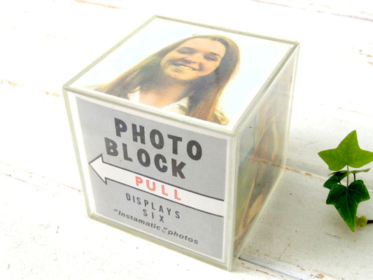70s・フォトブロック ビンテージ ミッドセンチュリー・デザイン・フォトスタンド・写真・インテリア
