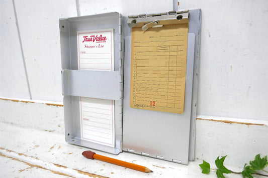 Rediform 書類ケース付き アルミ製 ヴィンテージ バインダー クリップボード オフィス用品