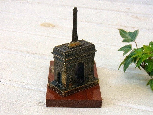 【パリ・フランス・エッフェル塔&エトワール凱旋門】アンティーク・置物・オーナメント・ペーパーウェイト