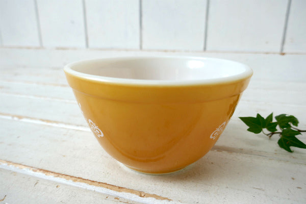 PYREX オールドパイレックス バタフライゴールド ヴィンテージ ミキシングボウル Sサイズ 食器