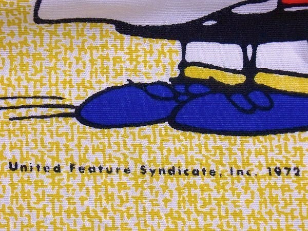 【スヌーピー】ピーナッツの仲間・70’s・ヴィンテージ・カーテン/生地 USA