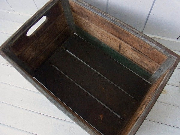 【FOREMOST】ヴィンテージ・ウッドボックス/木箱/ミルクボックス　USA