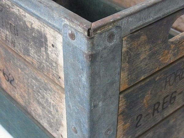 【FOREMOST】ヴィンテージ・ウッドボックス/木箱/ミルクボックス　USA