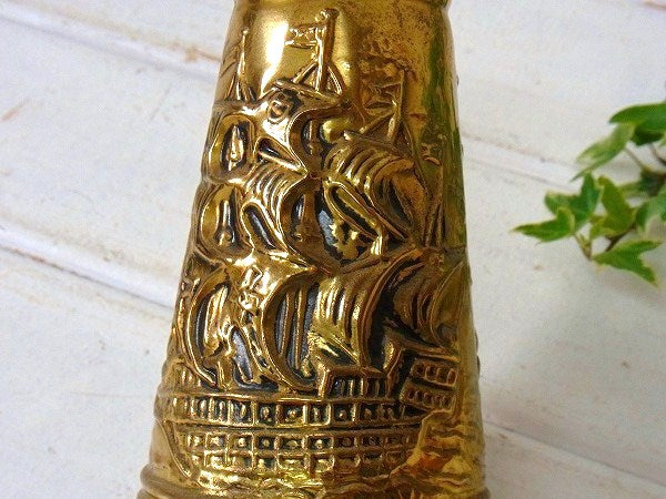 【ELPEC】イギリス・真鍮製の小さなアンティーク・ピッチャー/水差し/ジャグ