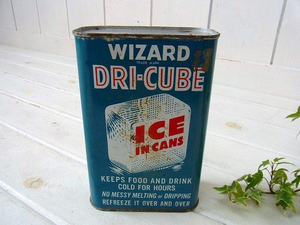 【DRI-CUBE】ICE IN CANS・保冷剤・ヴィンテージ・ティン缶　USA
