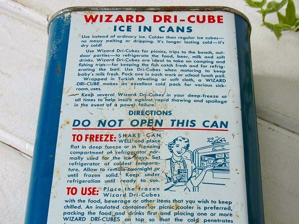 【DRI-CUBE】ICE IN CANS・保冷剤・ヴィンテージ・ティン缶　USA