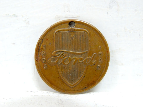【Ford・V8】1903~33y・フォード・30周年記念メダル・ヴィンテージ・コイン