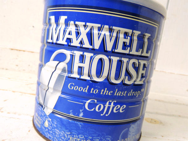 【MAXWELL HOUSE】コーヒー缶・ブリキ缶・COFFEE・ティン缶・収納/キッチン