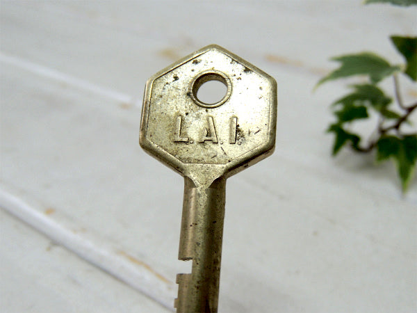 LAI インダストリアル 特殊デザイン ヴィンテージ キー KEY 鍵 USA