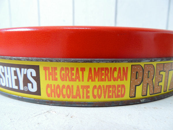 【HERSHEY'S】ハーシーチョコレート×プレッツェル・ヴィンテージ・ティン缶/ブリキ缶 USA