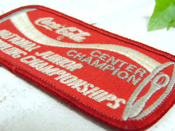 【コカコーラ・ボウリング】ヴィンテージ・ボトル缶・アイロンワッペン・刺繍ワッペン