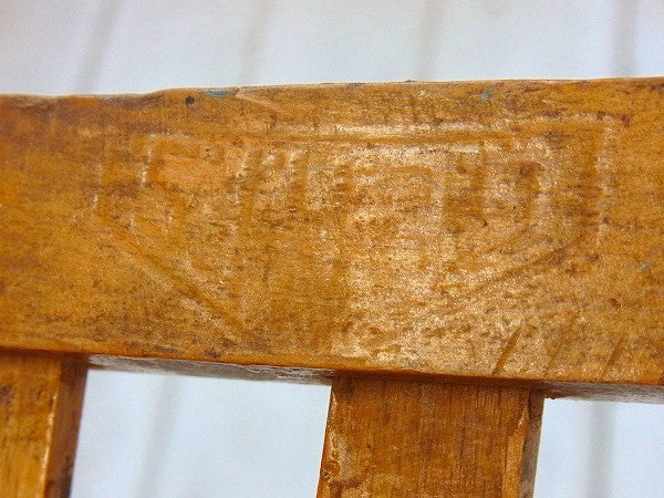 木製 子供用 折り畳み式 ヴィンテージ フォールディングチェア 子供イス チャイルドチェア キャンプ アウトドア USA