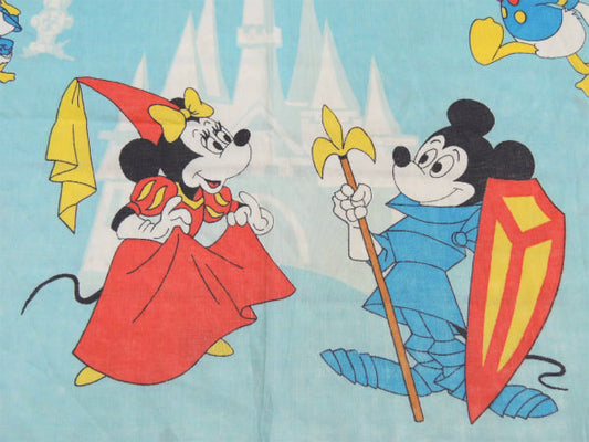 【ミッキー&フレンズ】レトロミッキー・ヴィンテージ・ユーズドシーツ(ボックスタイプ) USA