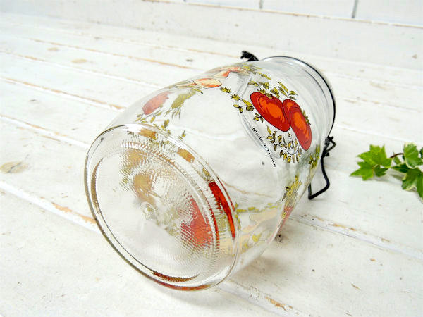 ARC フランス・ベジタブル・キノコ・70's ヴィンテージ・ガラスジャー・保存瓶・ガラス瓶 (大)