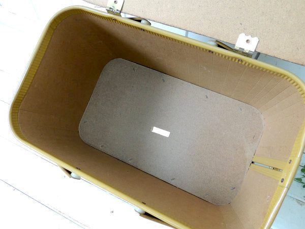 【Redmon・レドモンド】ヴィンテージ・ピクニックバスケット・ハンドル付き・アウトドア&キャンプ