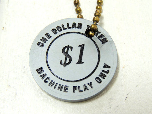 【$1・ラスベガス・カジノ】アドバタイジング・デッドストック・ビンテージ・キーホルダー・ポーカー