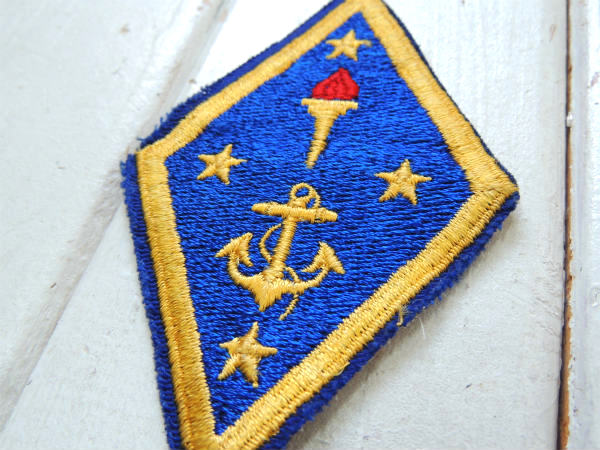 ★・海軍・ミリタリー・デッドストック・ヴィンテージ・刺繍・ワッペン