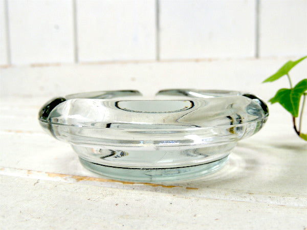 【ニューポートビーチ・MOTEL】ガラス製・ヴィンテージ・灰皿・アシュトレイ・1960s~