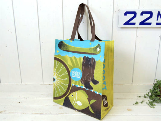 【WHOLE FOODS】ホールフーズ・ウエスタン柄・アリゾナ州・プレスコット・エコバッグ