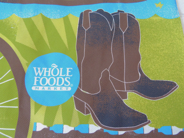 【WHOLE FOODS】ホールフーズ・ウエスタン柄・アリゾナ州・プレスコット・エコバッグ