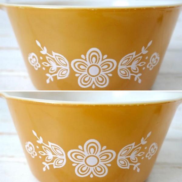 PYREX パイレックス バタフライゴールド 蓋付き ヴィンテージ シンデレラキャセロール 耐熱容器