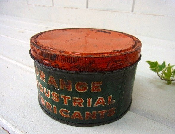 【FAMOUS LUBRICANTS】工業用の潤滑剤・ヴィンテージ・オイル缶/ティン缶　USA