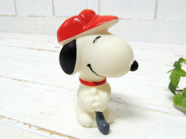 SNOOPY スヌーピー・ゴルフ・1966年・ヴィンテージ・ソフビ人形・TOY・ソフビドール