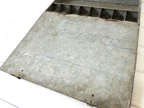 【PAKOBOX/工業系デザイン】メタル製・ビンテージ・ツールボックス/工具箱・ケース・ハンドル付き