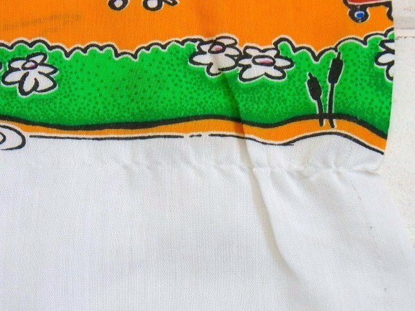 バーンスタインベアーズ 熊 クマ キャラクター ヴィンテージ USEDフラットシーツ(1/2) USA