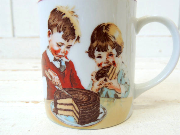 【HERSHEY'S・80's】ハーシーチョコレート・ヴィンテージ・陶器製・マグカップ