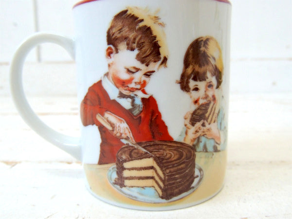 【HERSHEY'S・80's】ハーシーチョコレート・ヴィンテージ・陶器製・マグカップ