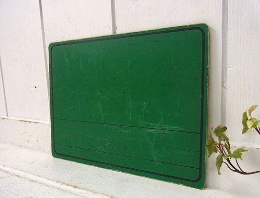 学習黒板 ライン入り ヴィンテージ 黒板 ブラックボード USA ステーショナリー 店舗ディスプレイ