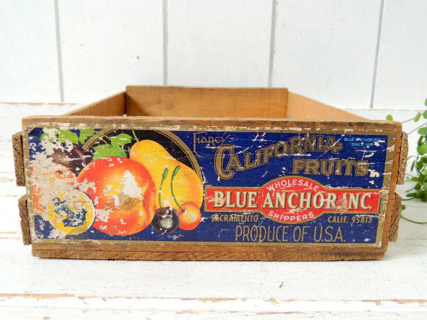 【CALIFORNIA FRUIT】カリフォルニア・ヴィンテージ・ウッドボックス・木箱・フルーツ箱