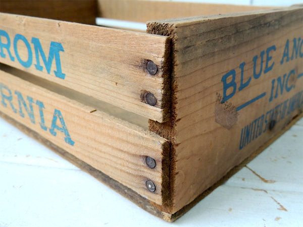 【CALIFORNIA FRUIT】カリフォルニア・ヴィンテージ・ウッドボックス・木箱・フルーツ箱