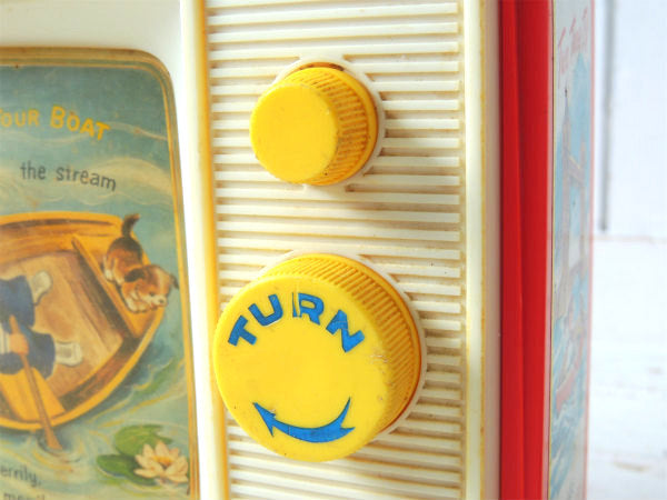 フィッシャープライス テレビ型・1960's・ヴィンテージ・オルゴール・おもちゃ・トイ ・オモチャ