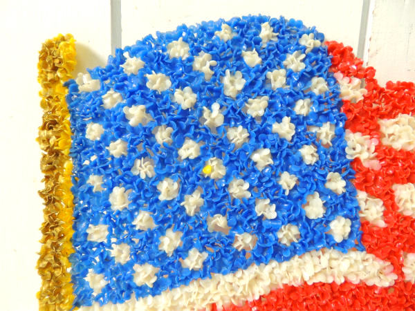 アメリカンフラッグ・星条旗・70's ヴィンテージ・ポップコーン・ウォールアート・壁飾り・インテリア