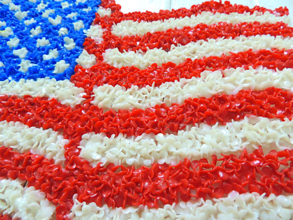 アメリカンフラッグ・星条旗・70's ヴィンテージ・ポップコーン・ウォールアート・壁飾り・インテリア