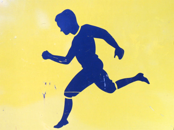 SLOW・CHILDREN AT PLAY ヴィンテージ・ストリートサイン・看板・道路標識・USA