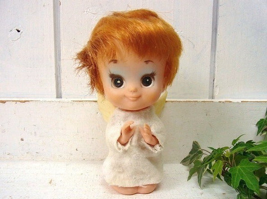 【KAMAR】カマー・エンジェル・目の大きな女の子・70’sヴィンテージ・ドール/人形/天使