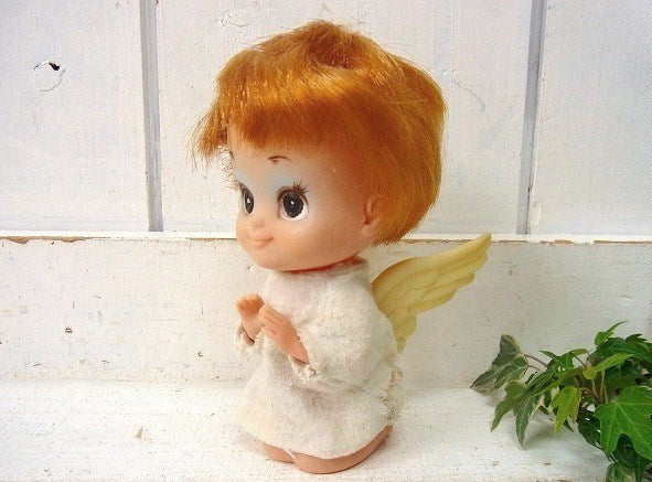 【KAMAR】カマー・エンジェル・目の大きな女の子・70’sヴィンテージ・ドール/人形/天使
