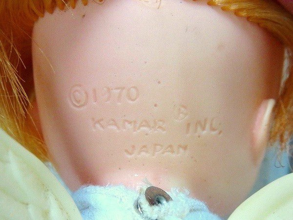 【KAMAR】カマー・エンジェル・目の大きな女の子・70’sヴィンテージ・ドール/人形/天使