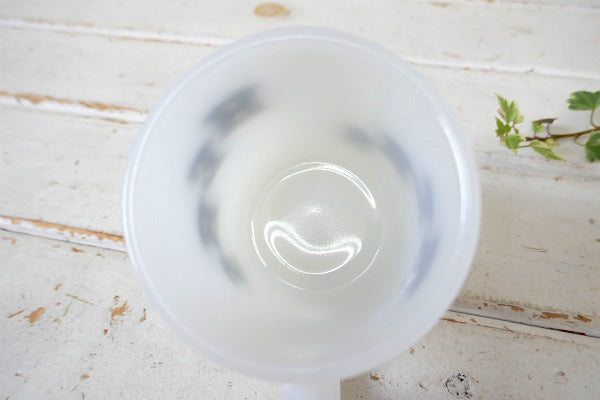 【グラスベイク】HERS・彼女・ミルクガラス・ヴィンテージ・マグカップ・食器・コレクティブル USA